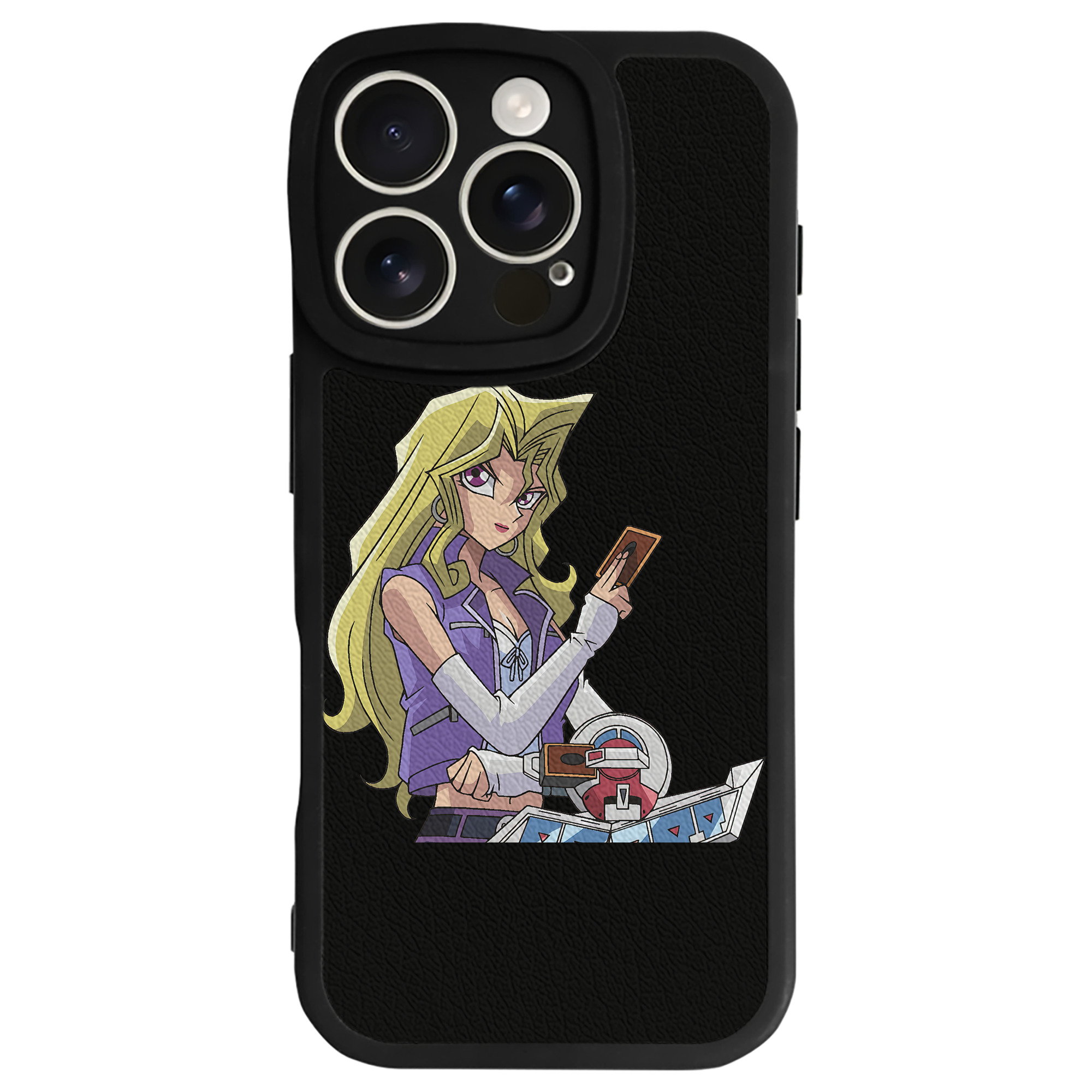 遊☆戯☆王 Yu-Gi-Oh! 【iPhone 16シリーズ対応】シリコンスマホケース（レザー調） 材質：シリコン